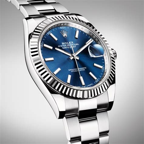 rolex datejust 41 white gold blue dial|rolex datejust 41 specifications.